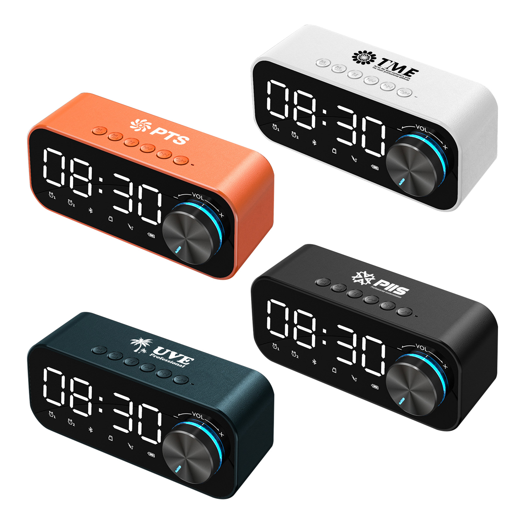 Digital Alarm Clock With Bluetooth Speaker 2