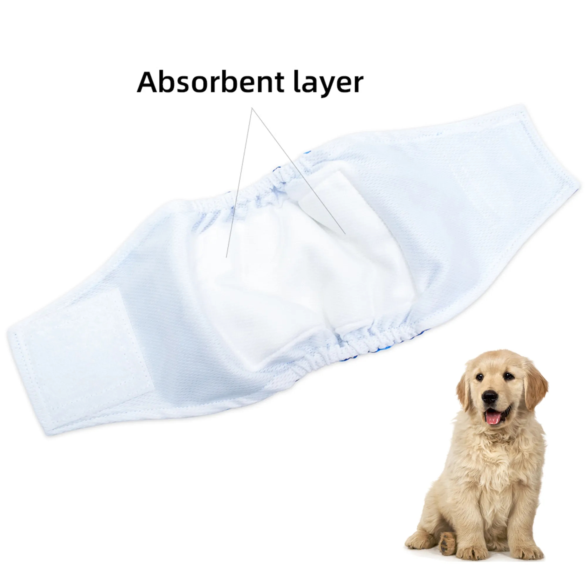 Washable Male Dog Diapers 2