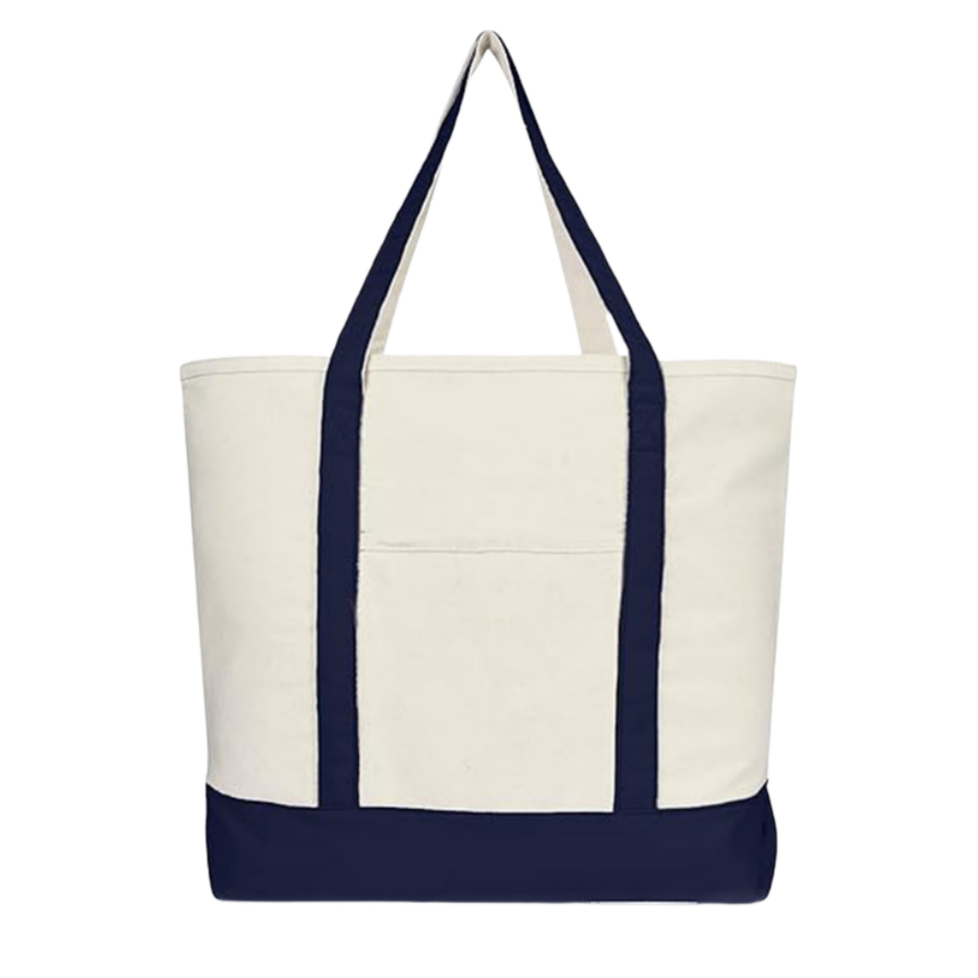 Reusable Canvas Tote Bag with Front Pocket 2