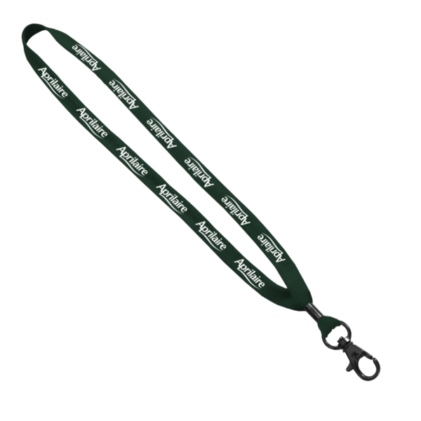 5/8" Polyester Shoelace Lanyard with Metal Crimp & Split-Ring 55