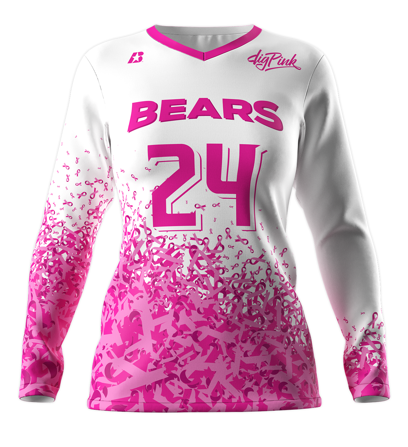 Jersey, Volleyball Long Sleeve, Women's 1