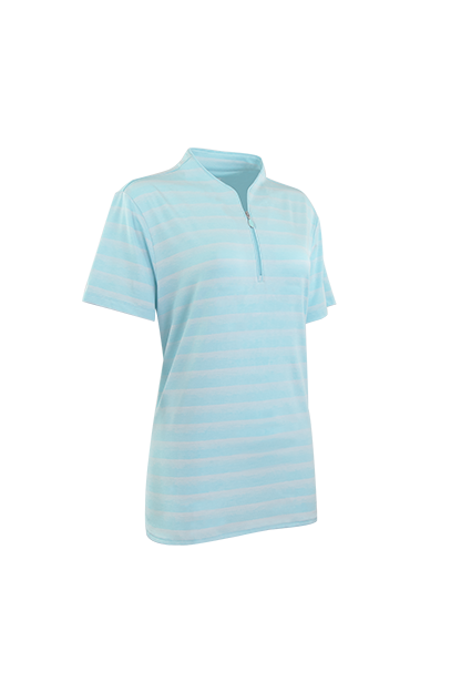 Women's Greg Norman LAB Stripe Polo 23