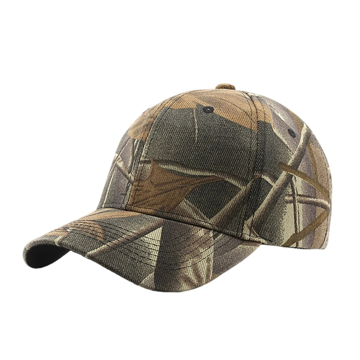Adjustable Cotton Cap with Camouflage Design 9