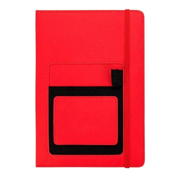 Stretchy Band Journal with Spiral Bound Notepad 5