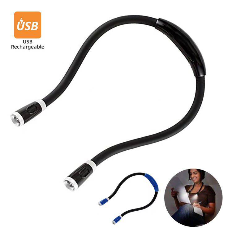 Rechargeable Neck Reading Led Book Light 3