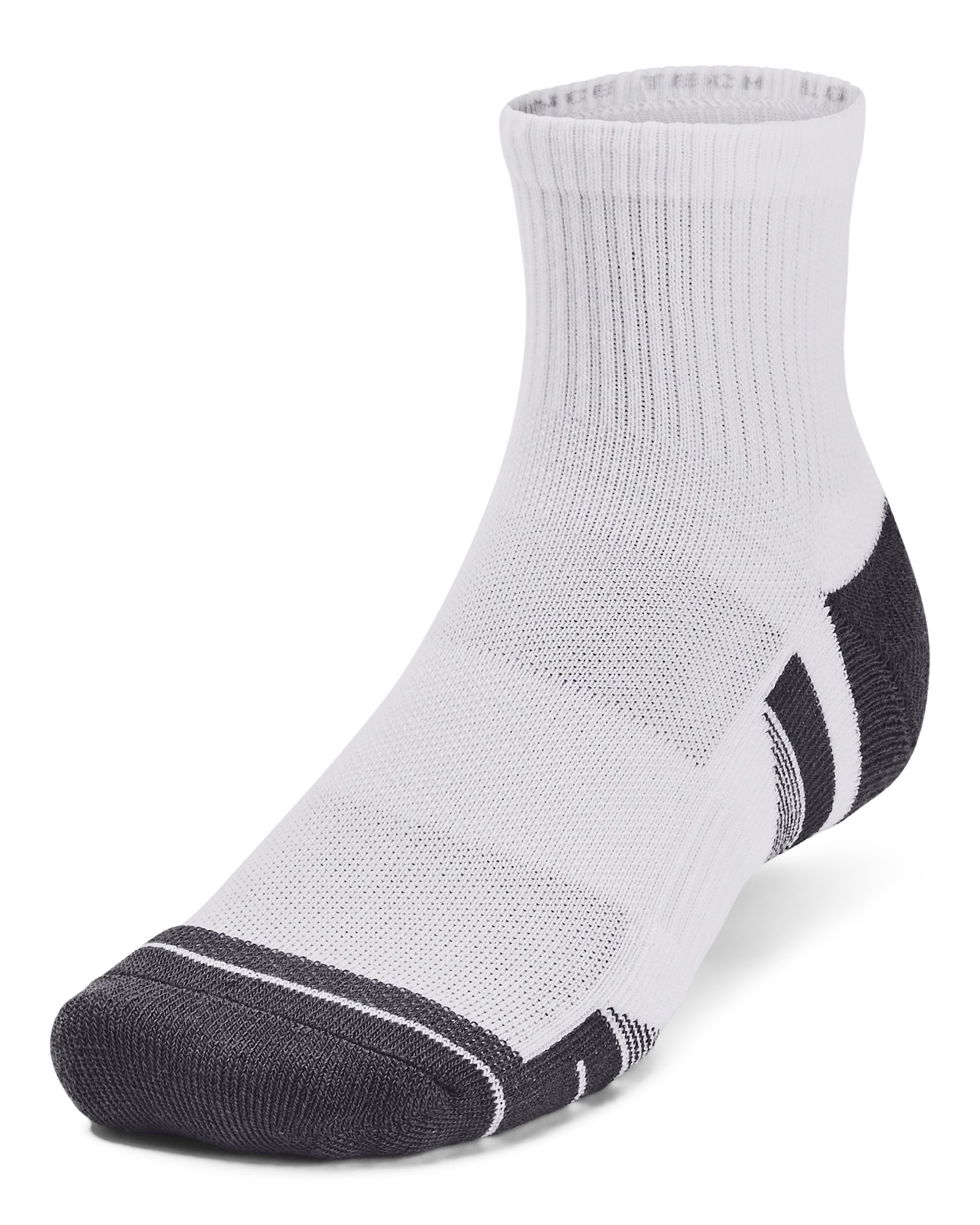 UA Performance Tech Unisex 3-Pack Quarter Socks 4