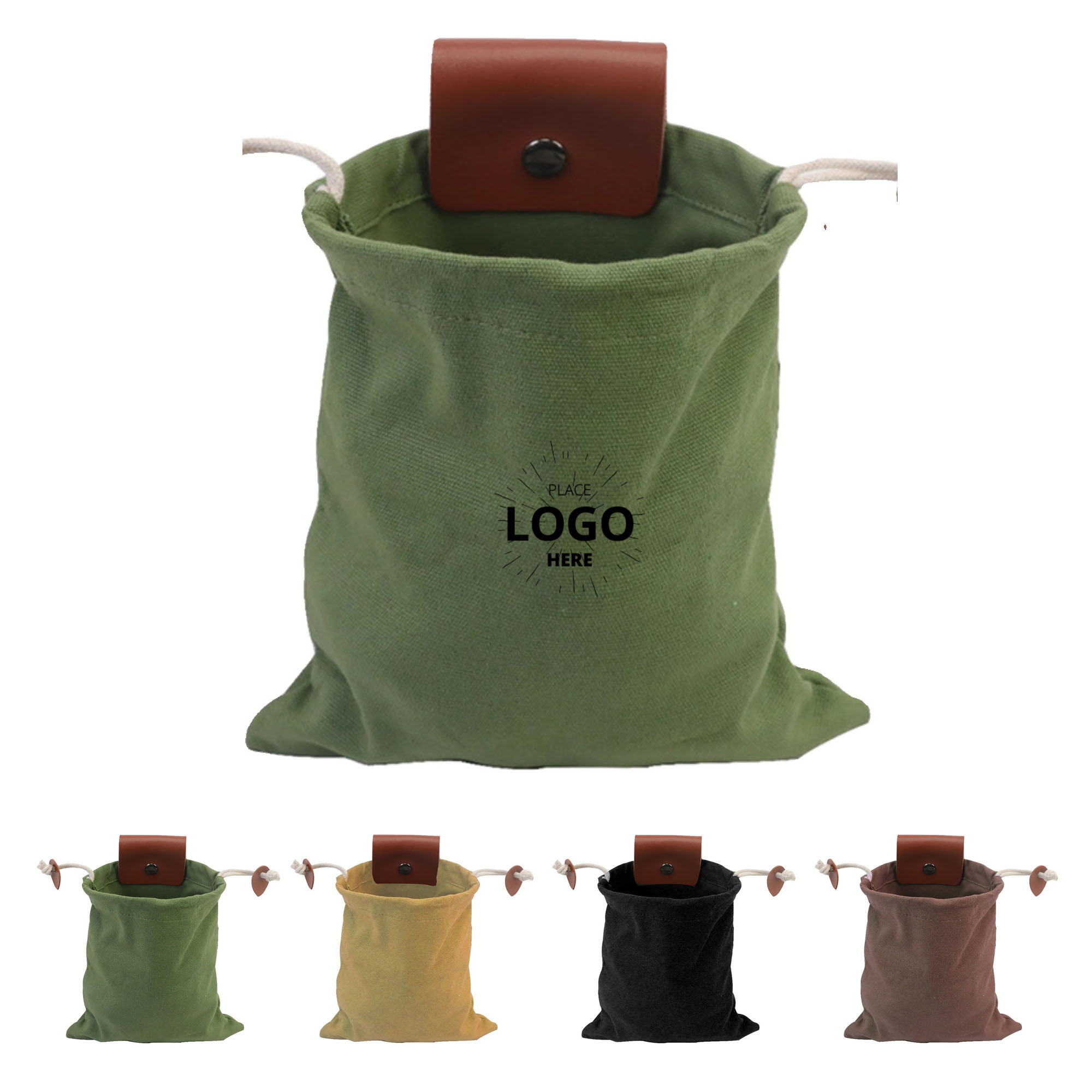 Full Color Foldable Garden Canvas Fruit Picking Bag 1