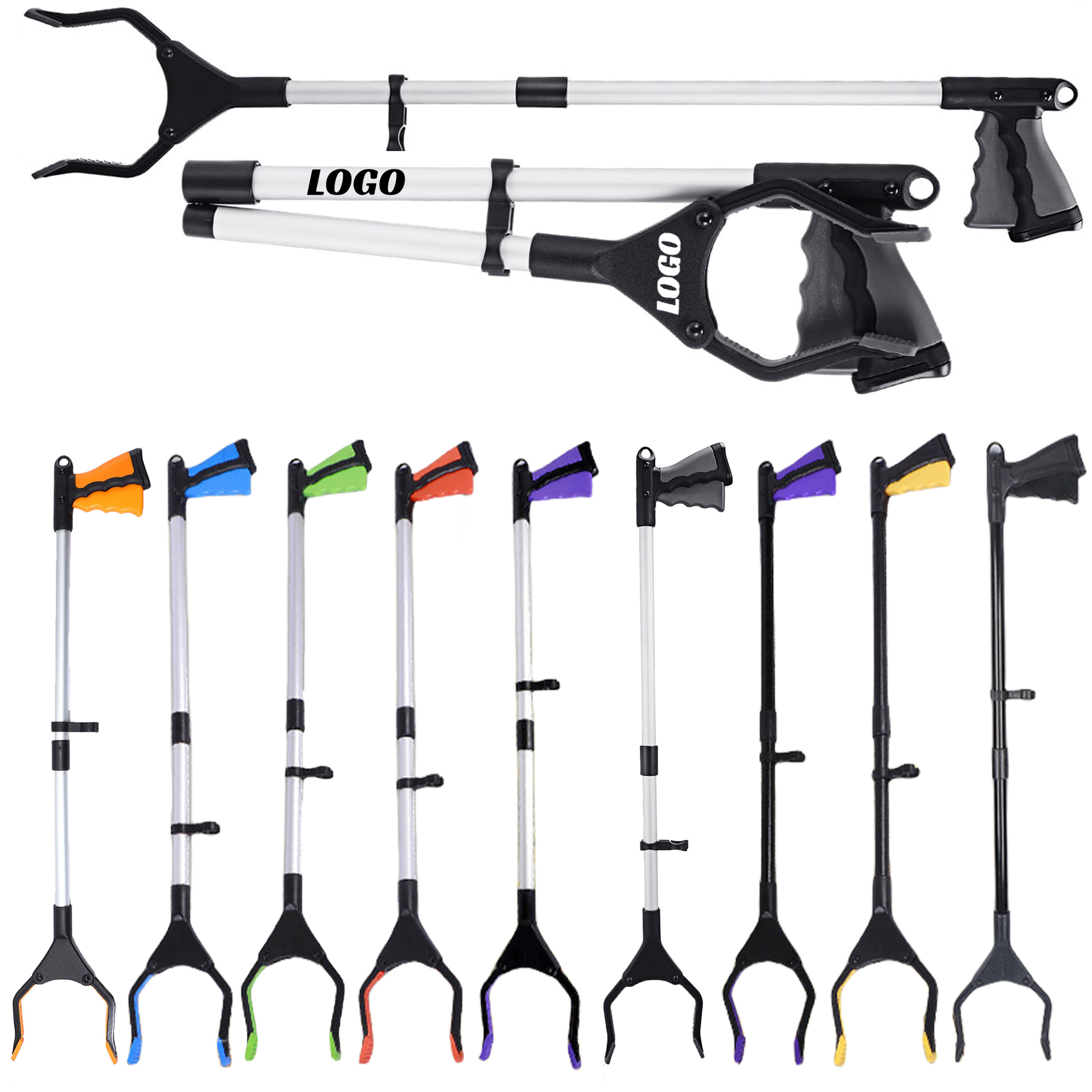 Foldable Grabber Reacher Tool With Magnetic 1