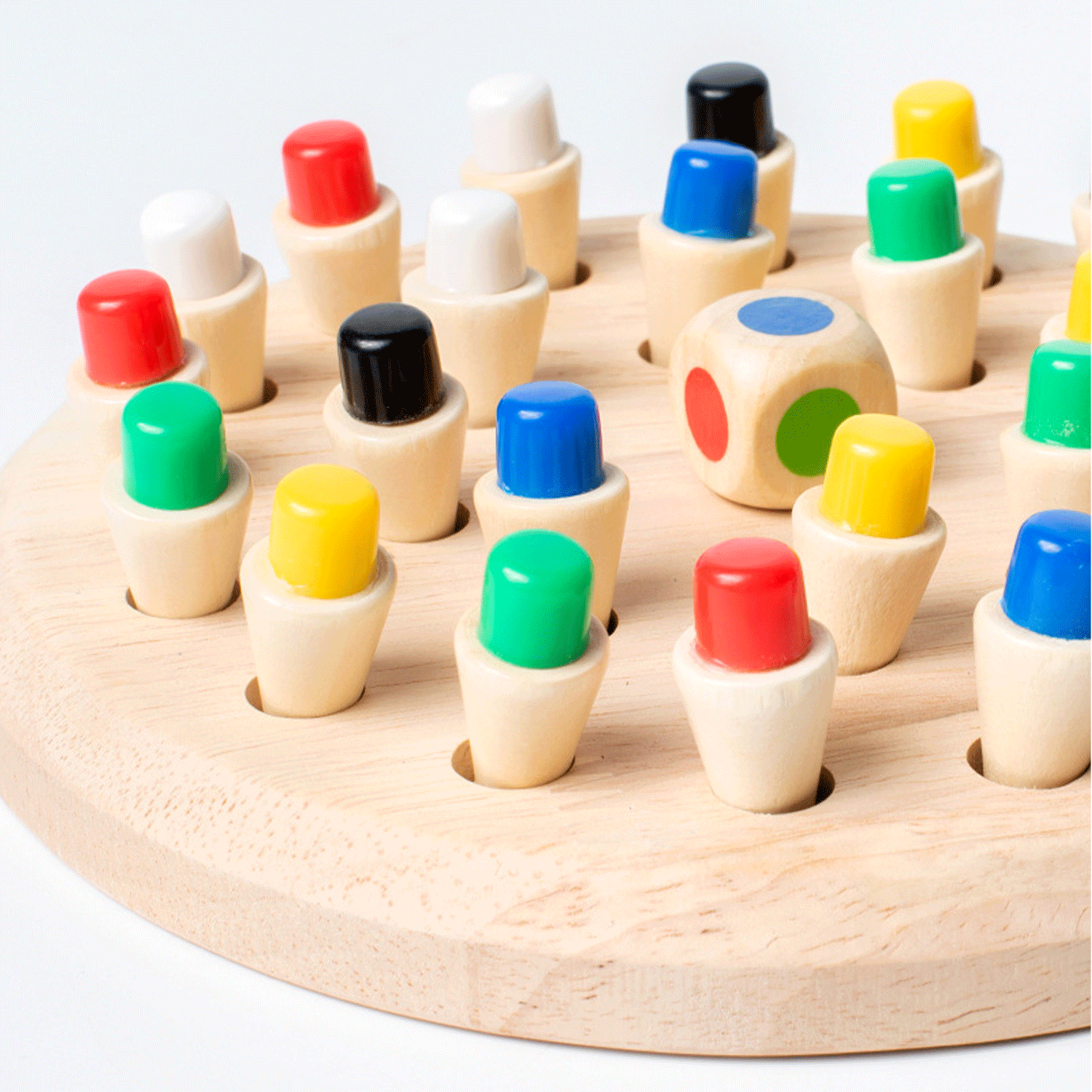 Wooden Memory Match Stick Chess Game Board Puzzles 11