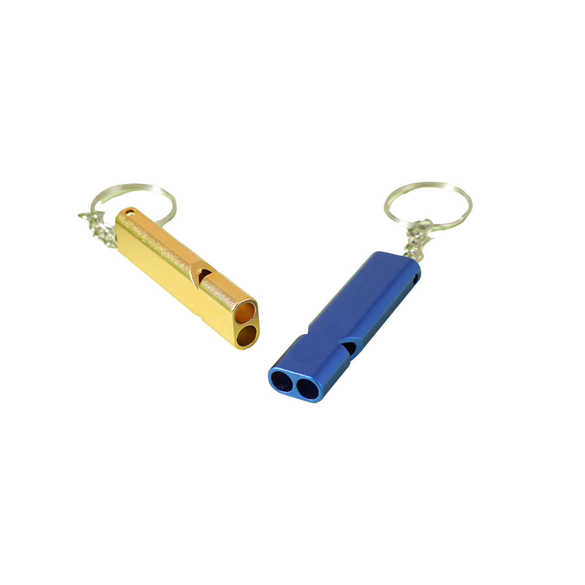 Dual-Frequency Metal Emergency Whistle For Outdoor Use 2