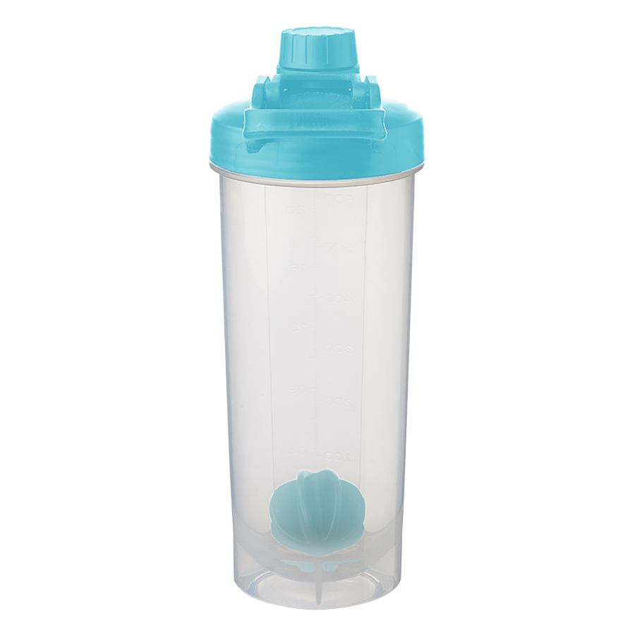 Durable Plastic Shaker Bottle with Mixer Handle 22