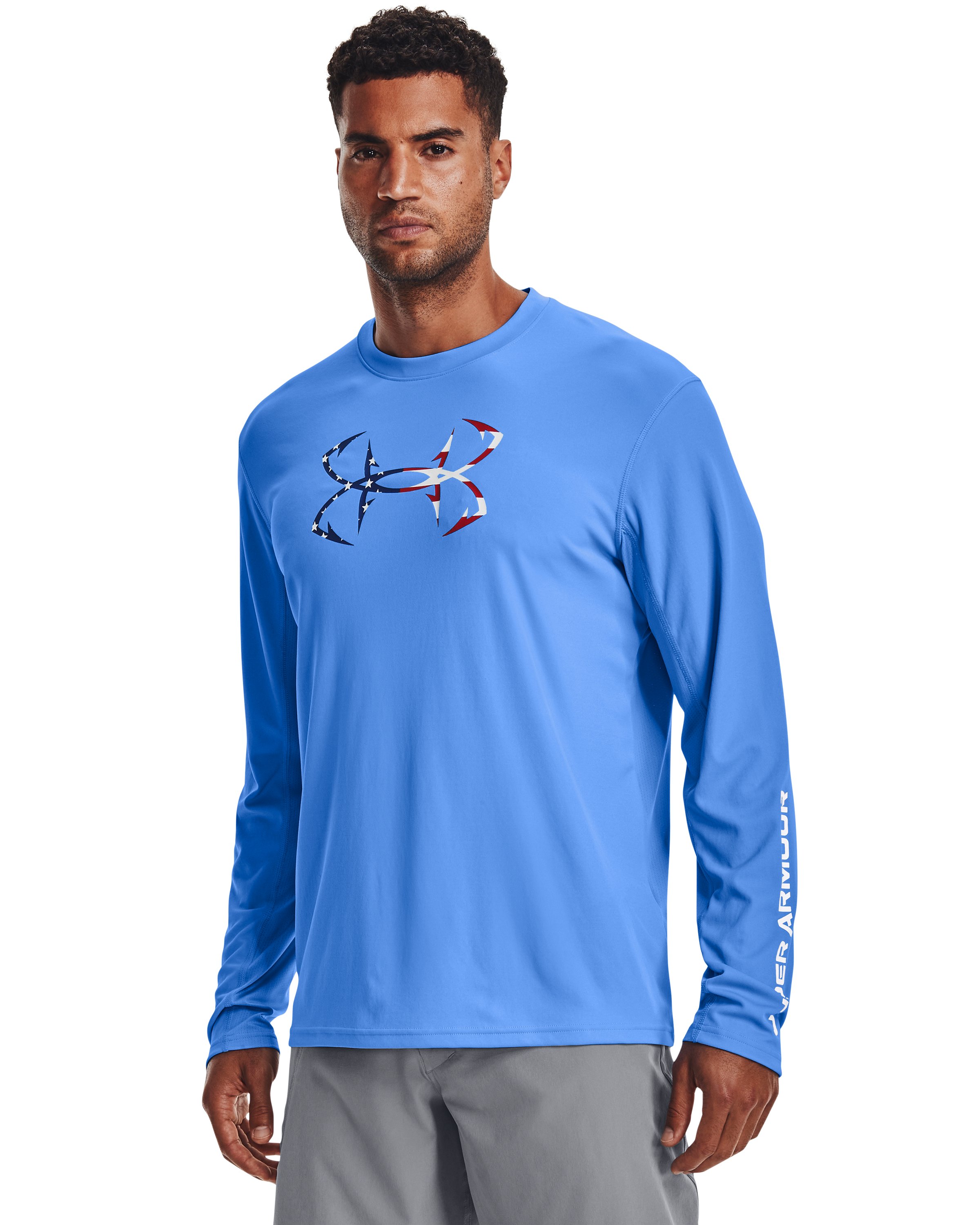 UA Iso-Chill Freedom Hook Men's Long Sleeve 2