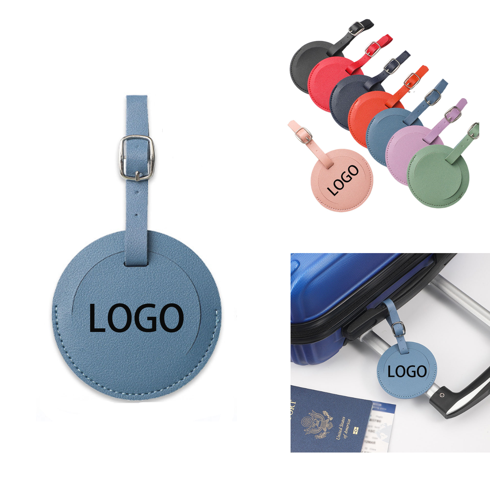 Round Backpack Luggage Tag 2