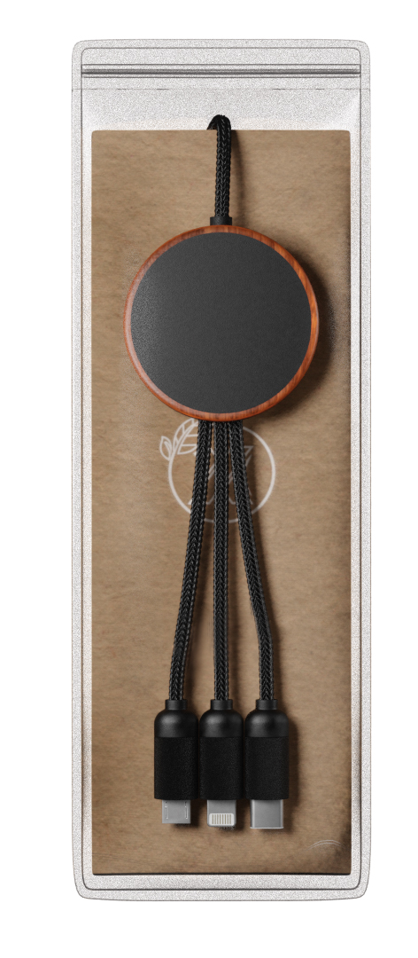SCX Innovative Design™ 5-in-1 Bamboo 5W Wireless Charging Cable 11