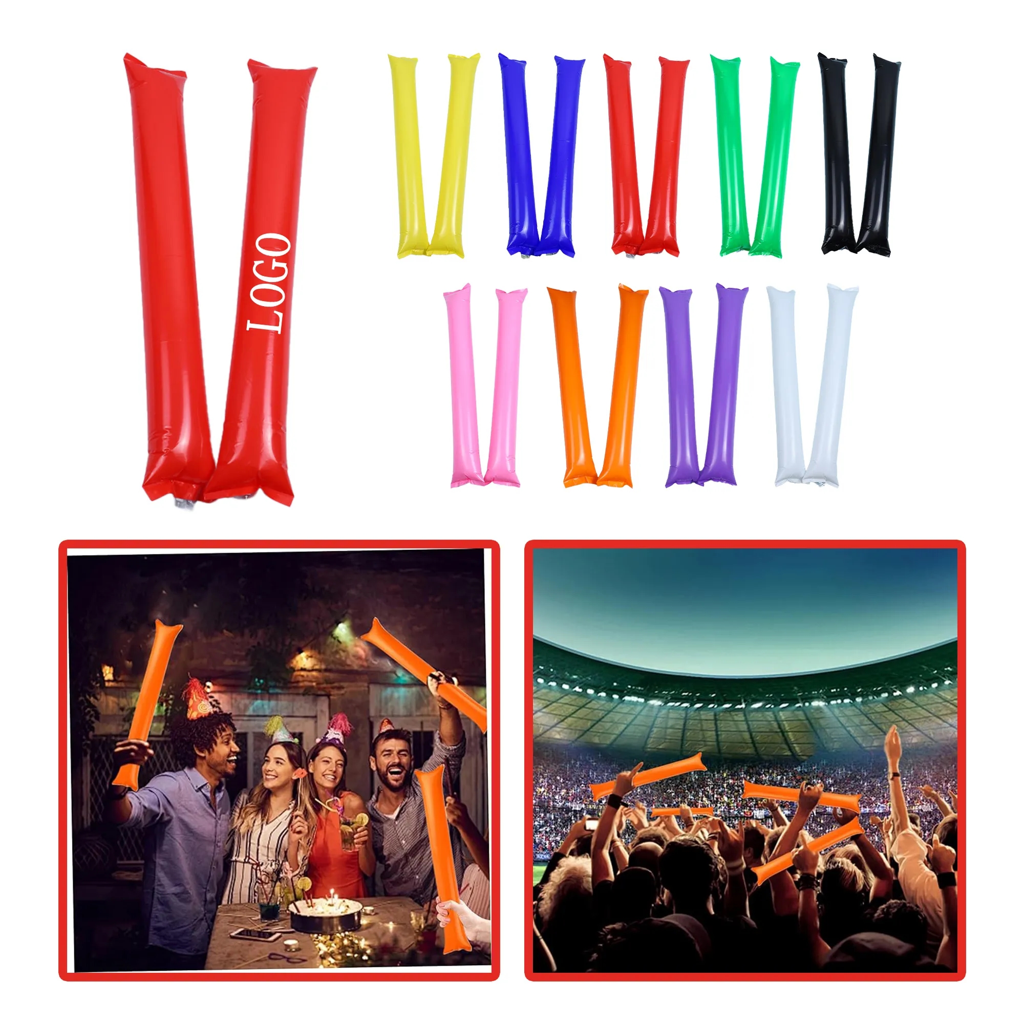 Custom Inflatable Cheering Thundersticks 4