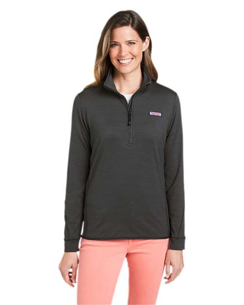 Women's Microstripe Sankaty Half-Zip Pullover - K002521 27