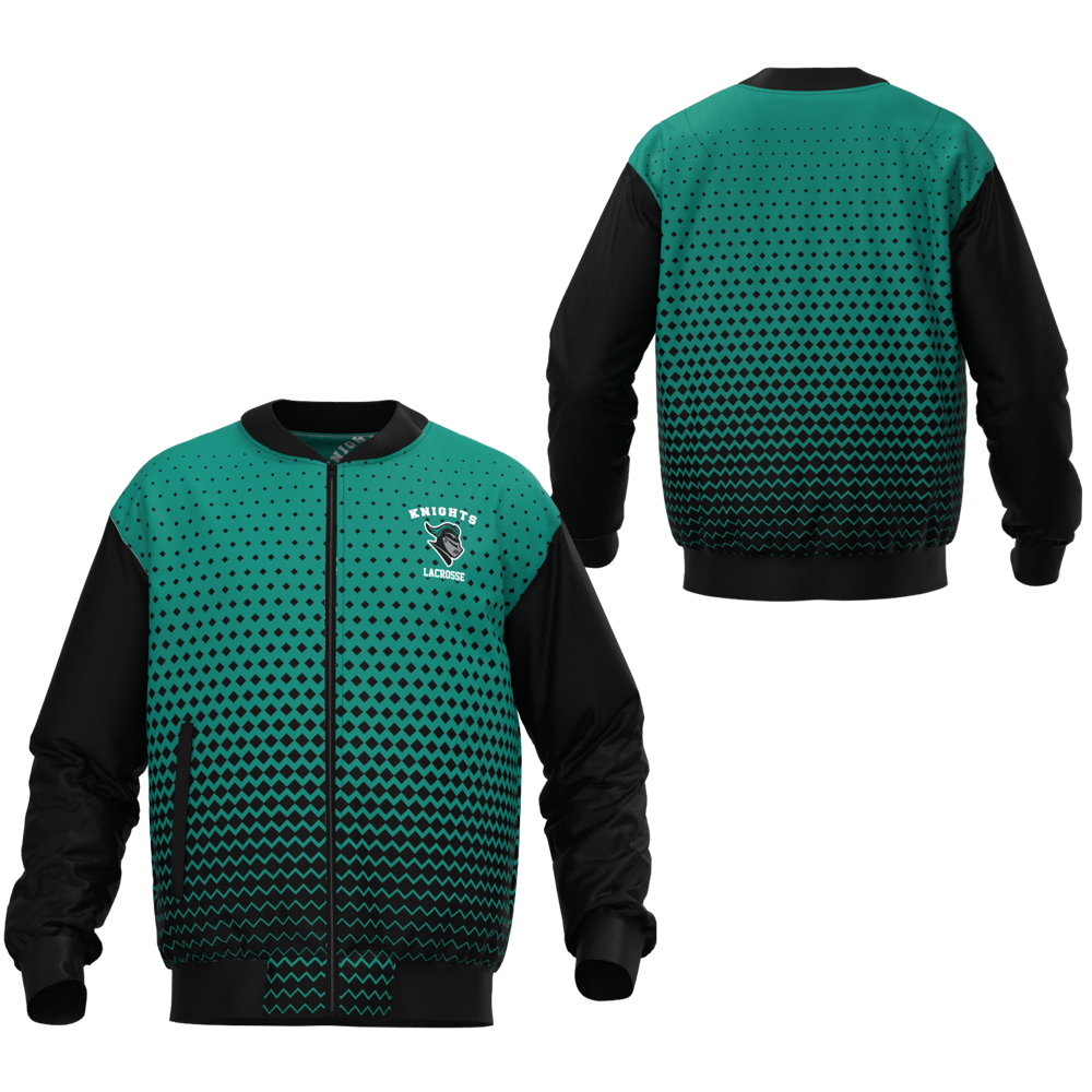 Men's Ribbed Collar Bomber Jacket 3