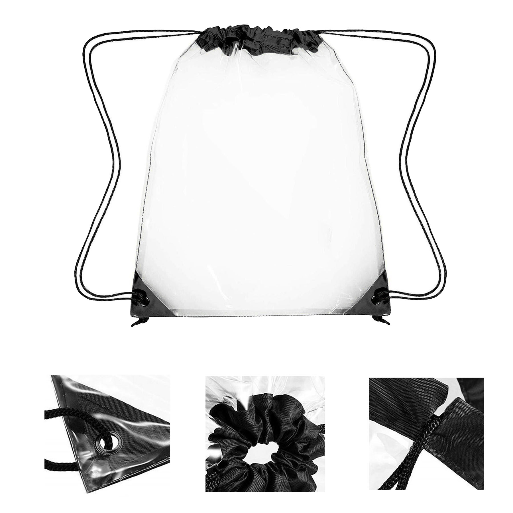 PVC Clear DrawstringBag/Pack 2