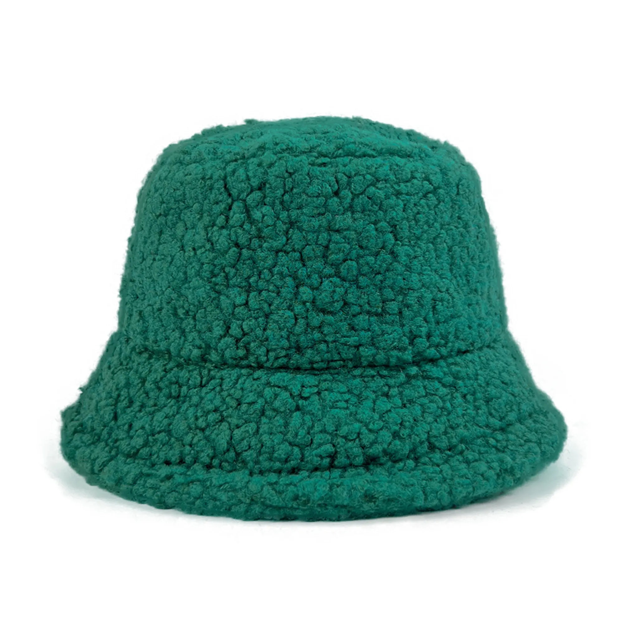 Winter Plush Fuzzy Bucket Hat 13