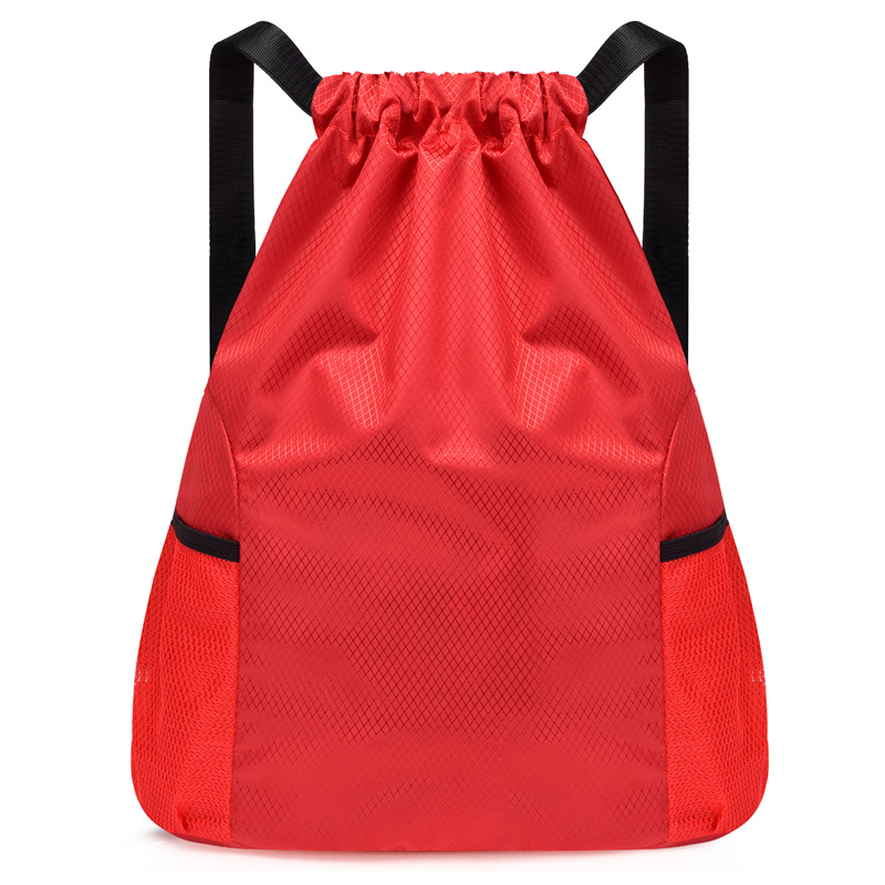 Custom Logo Lightweight Waterproof Basketball Drawstring Back Packs Sports Fitness Drawstring Backpa 3