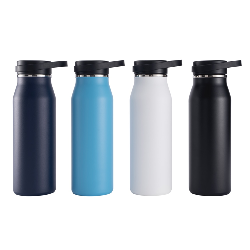 32oz Stainless Steel Vacuum Insulated Water Bottle With Carry Handle Lid, custom water bottle with logo imprint 2