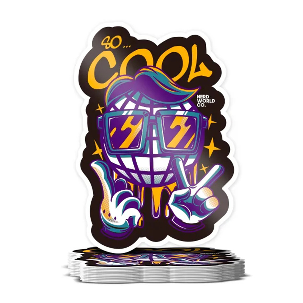 6" Custom Shape Die Cut Sticker 5