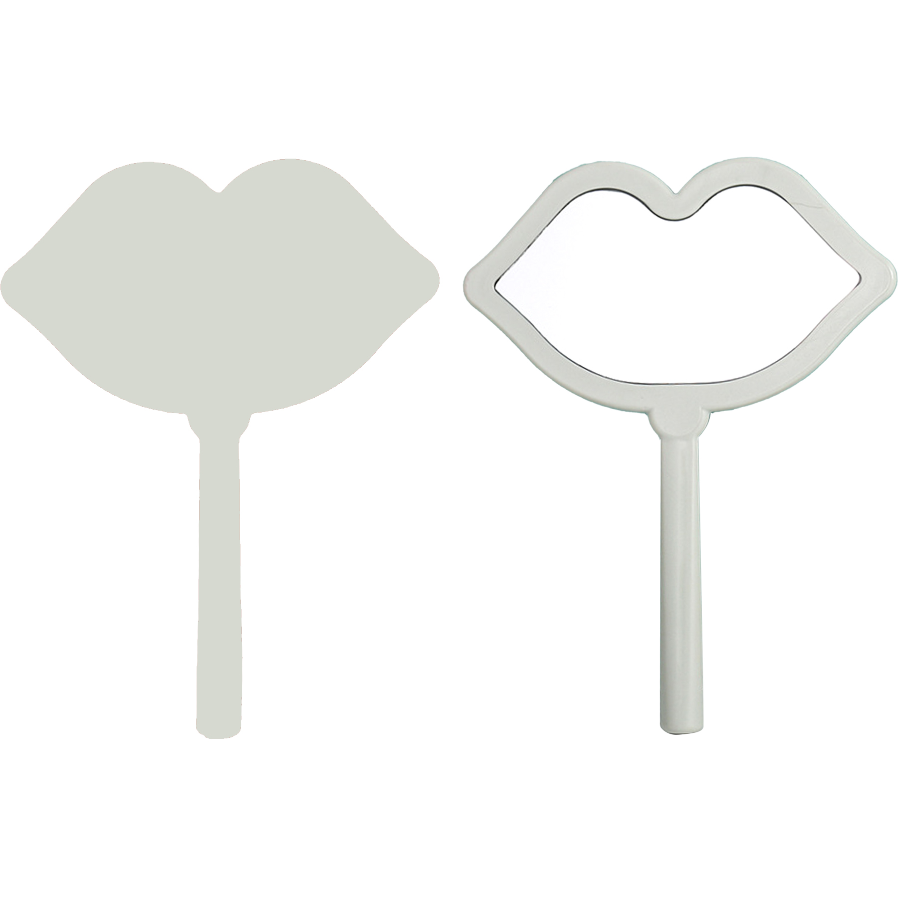Cody Lip Shape Handheld Makeup Mirror 2