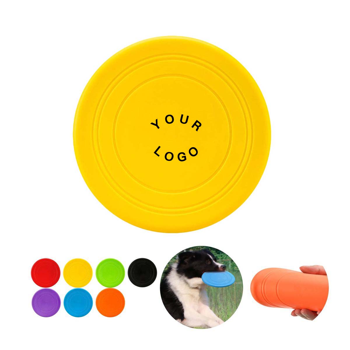 Durable TPR Pet Flying Disc for Outdoor Training 5