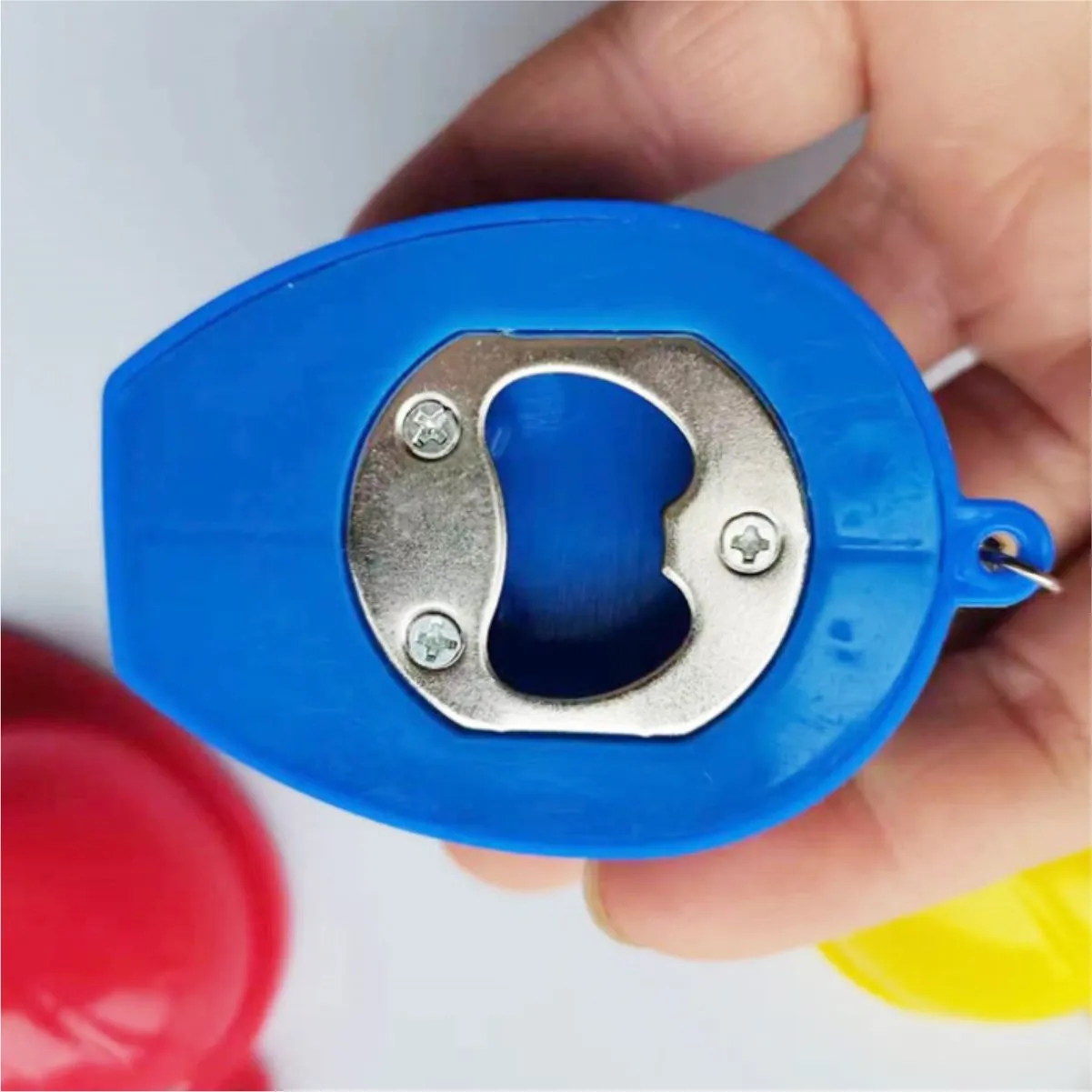 Promotional Construction Hard Hat Bottle Opener W/ Keychain 6