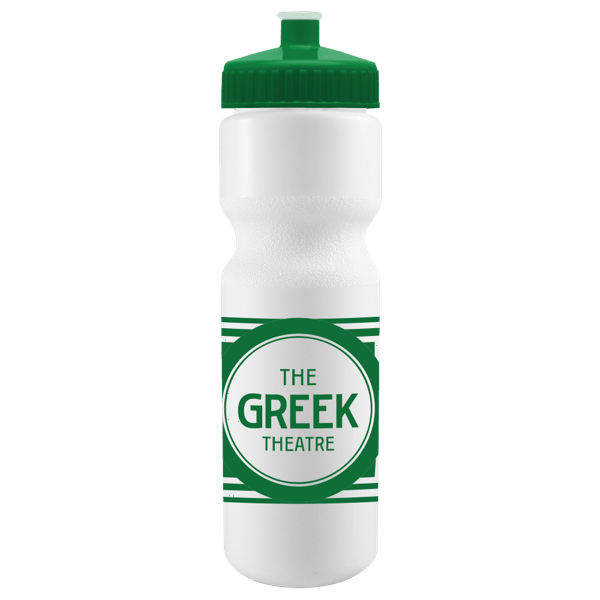 Cyclo-Cross 28oz Bike Bottle - White w/Push-Pull Lid 31