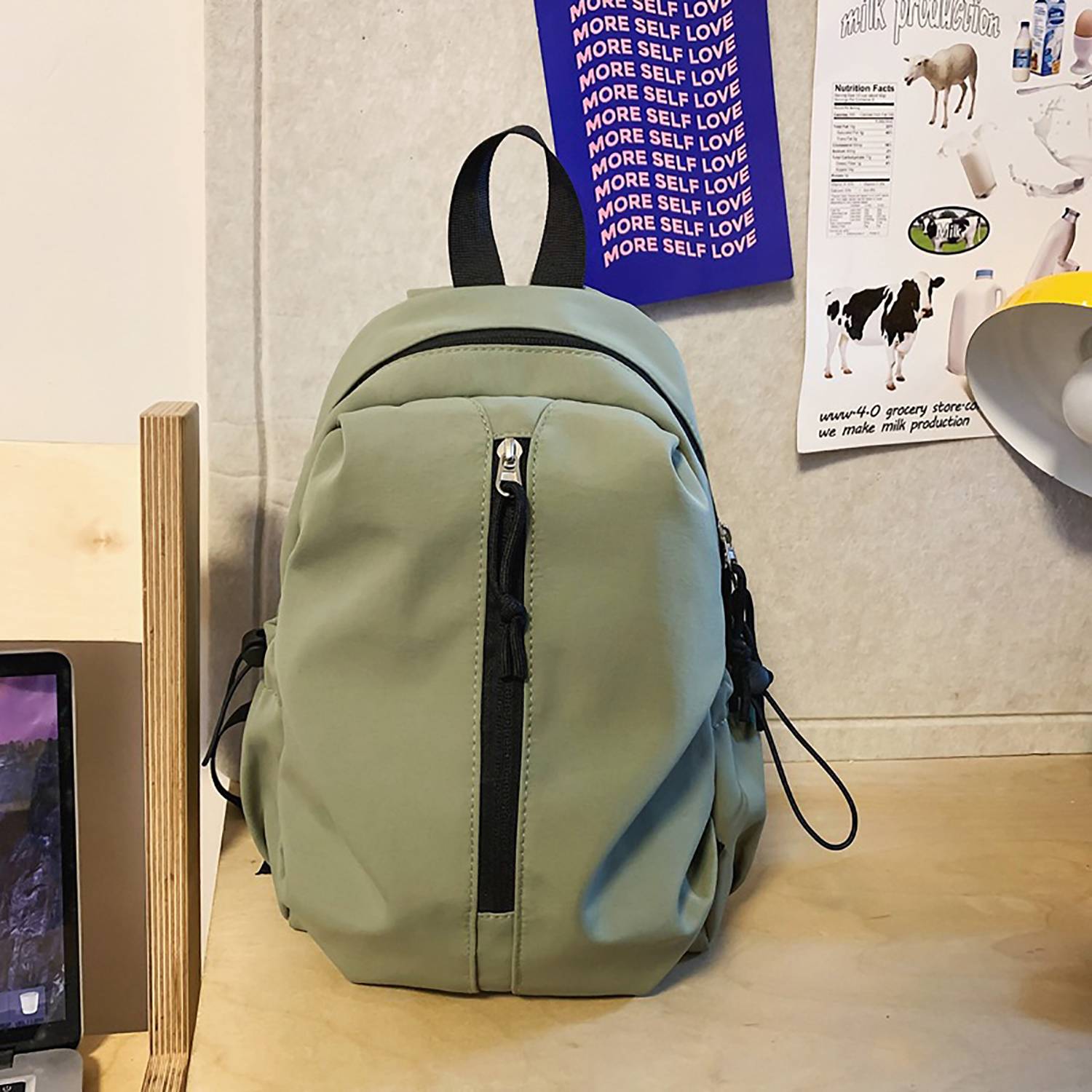 Unisex Lightweight Nylon Casual Backpack 5