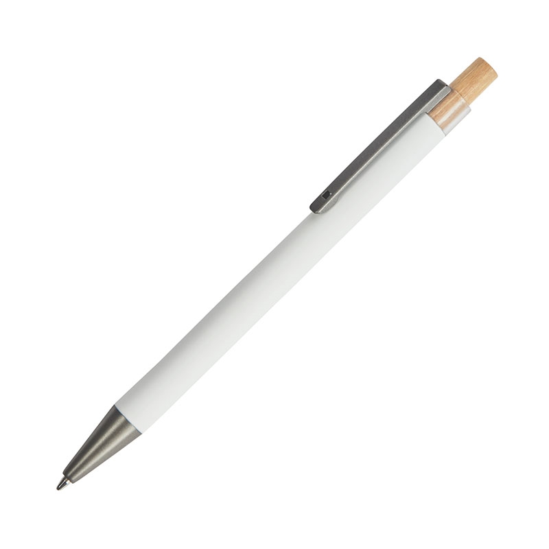 Arundi Recycled Aluminum Pen With Bamboo Plunger 15