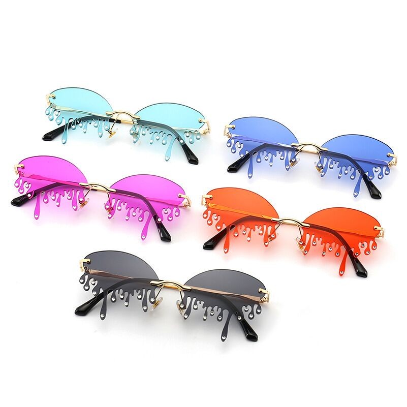 Fire Dripping Diamond Pc Sunglasses Womens 3