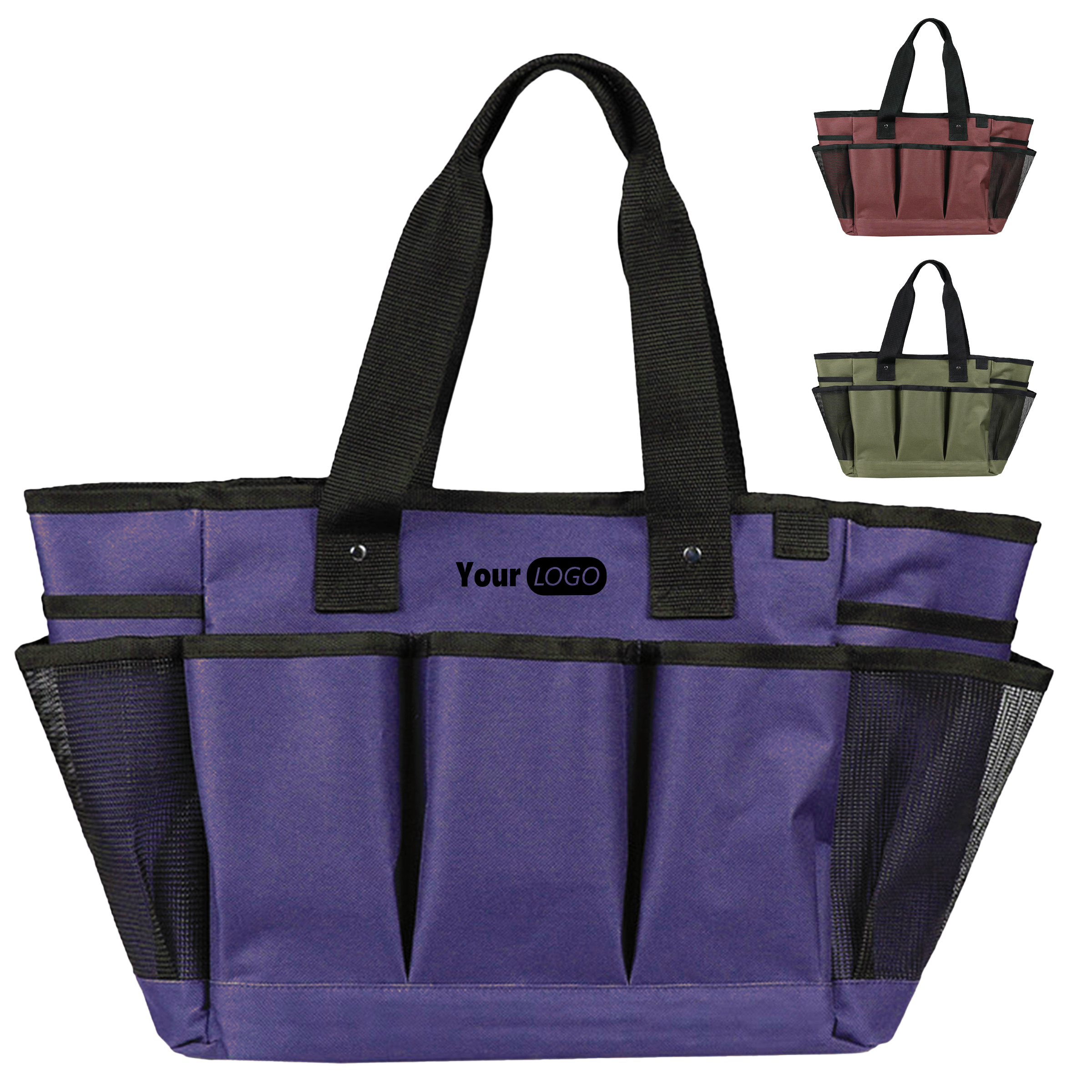 Oxford Planting Tool Storage Bag, custom tote bag with logo imprint 2