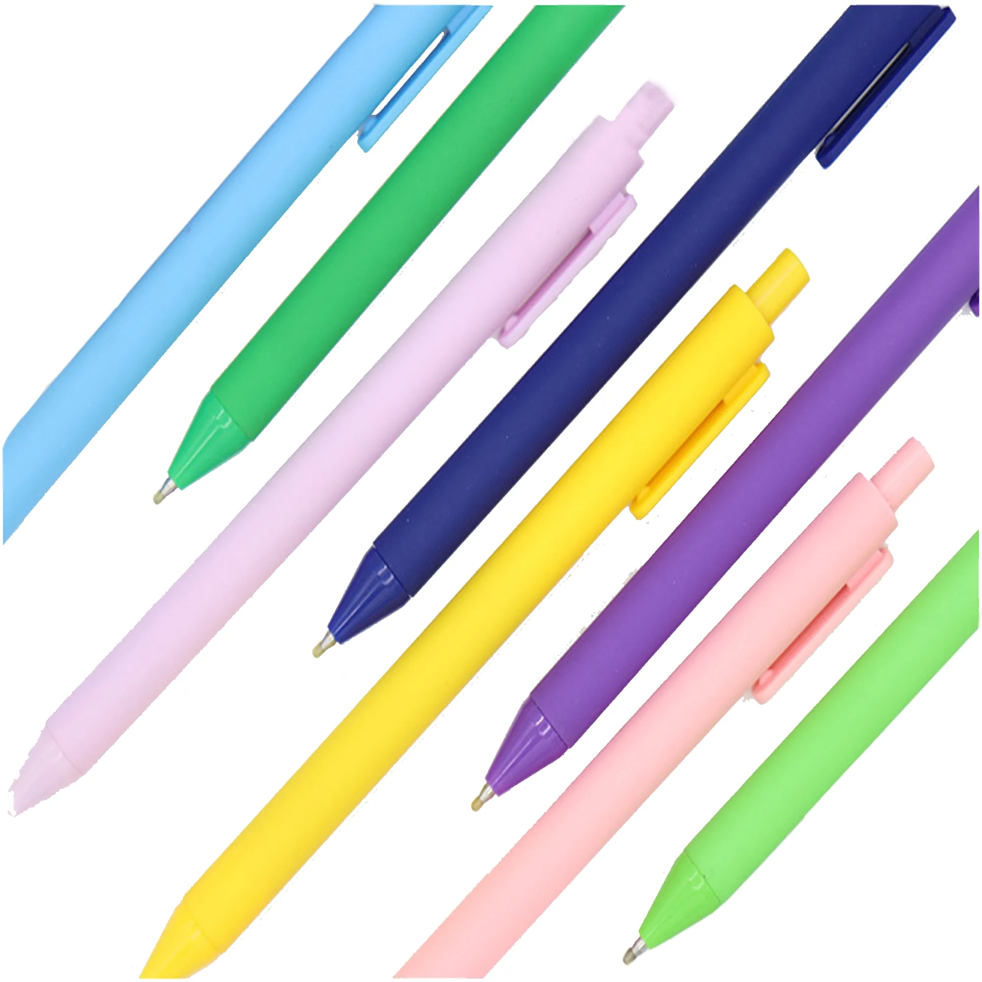 Plastic Solid color Ballpoint Pen MOQ100pcs 3
