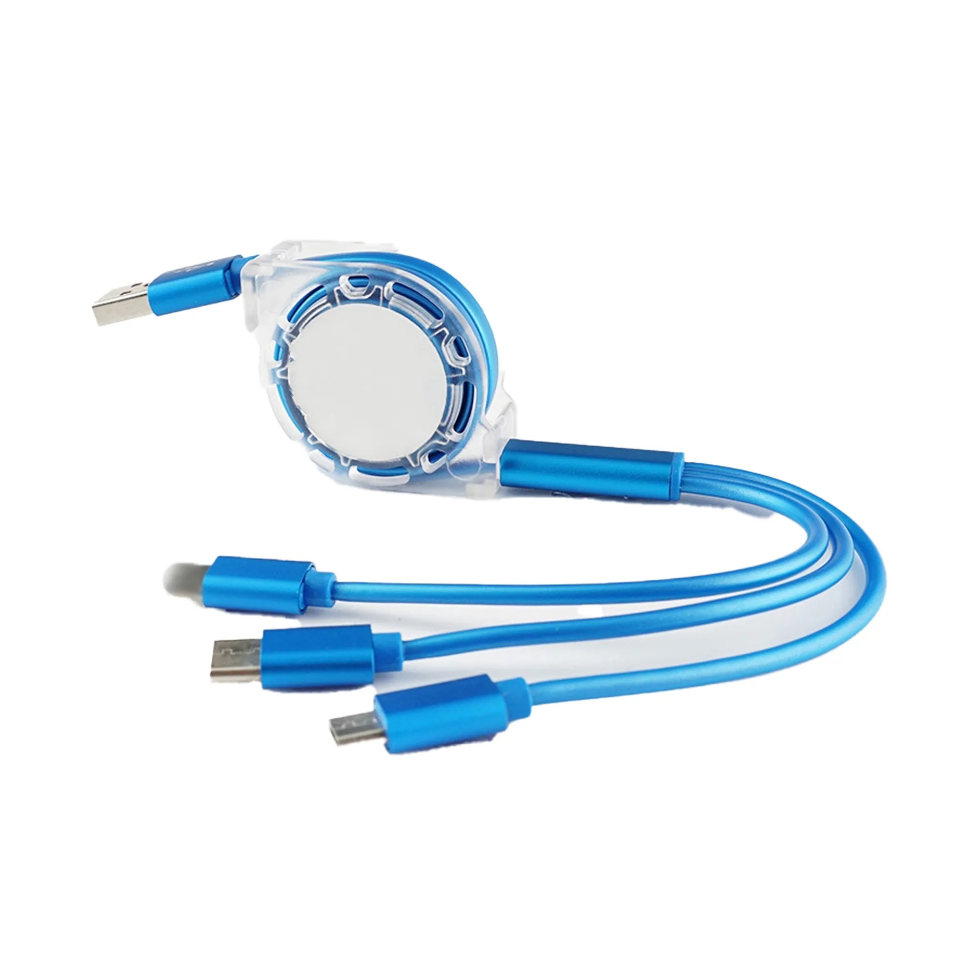 3-In-1 Retractable USB Charging Cable 1