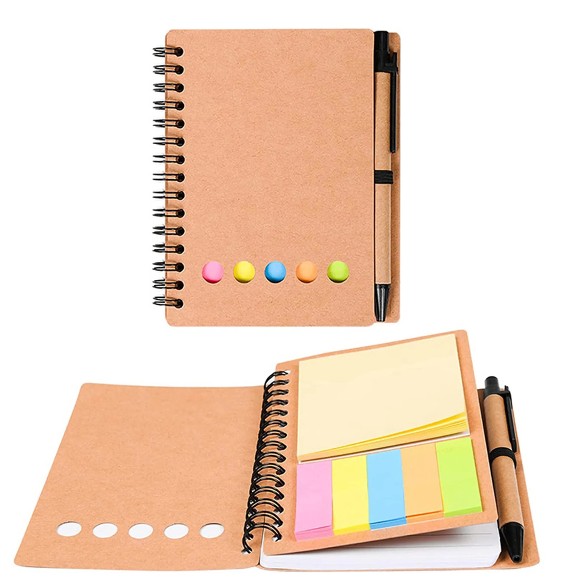 Inspirational Spiral Notebook Journal With Sticky Note 5