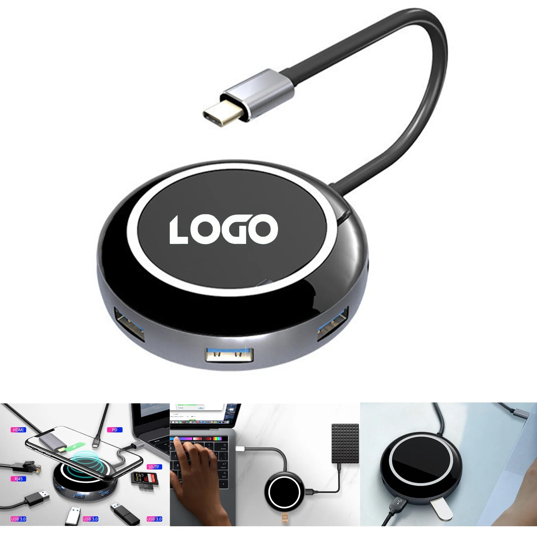 9-in-1 USB-C Hub with Wireless Charging 1