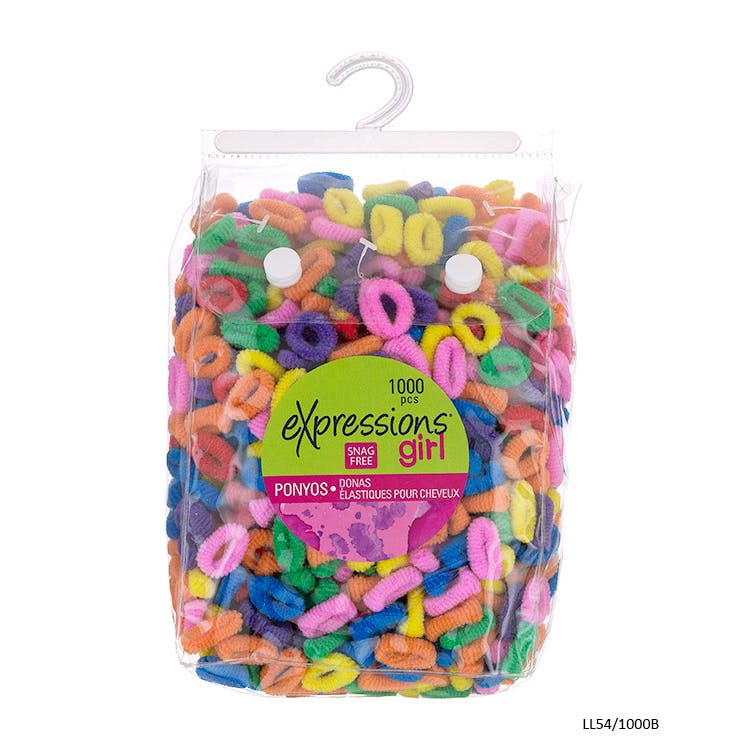 Mini Hair Ties - 1000 Pieces Assorted Colors 2