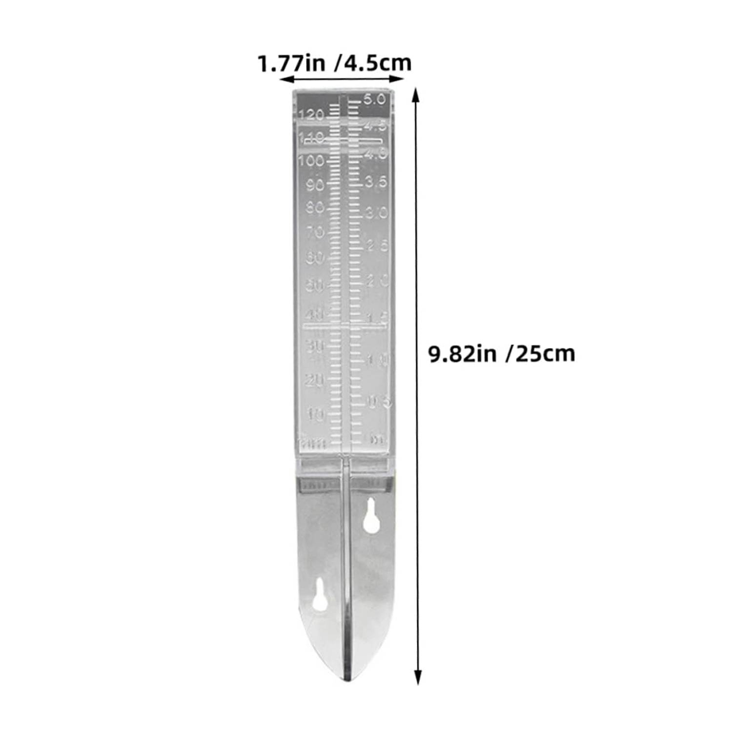 Weather-Resistant Plastic Rain Gauge 4