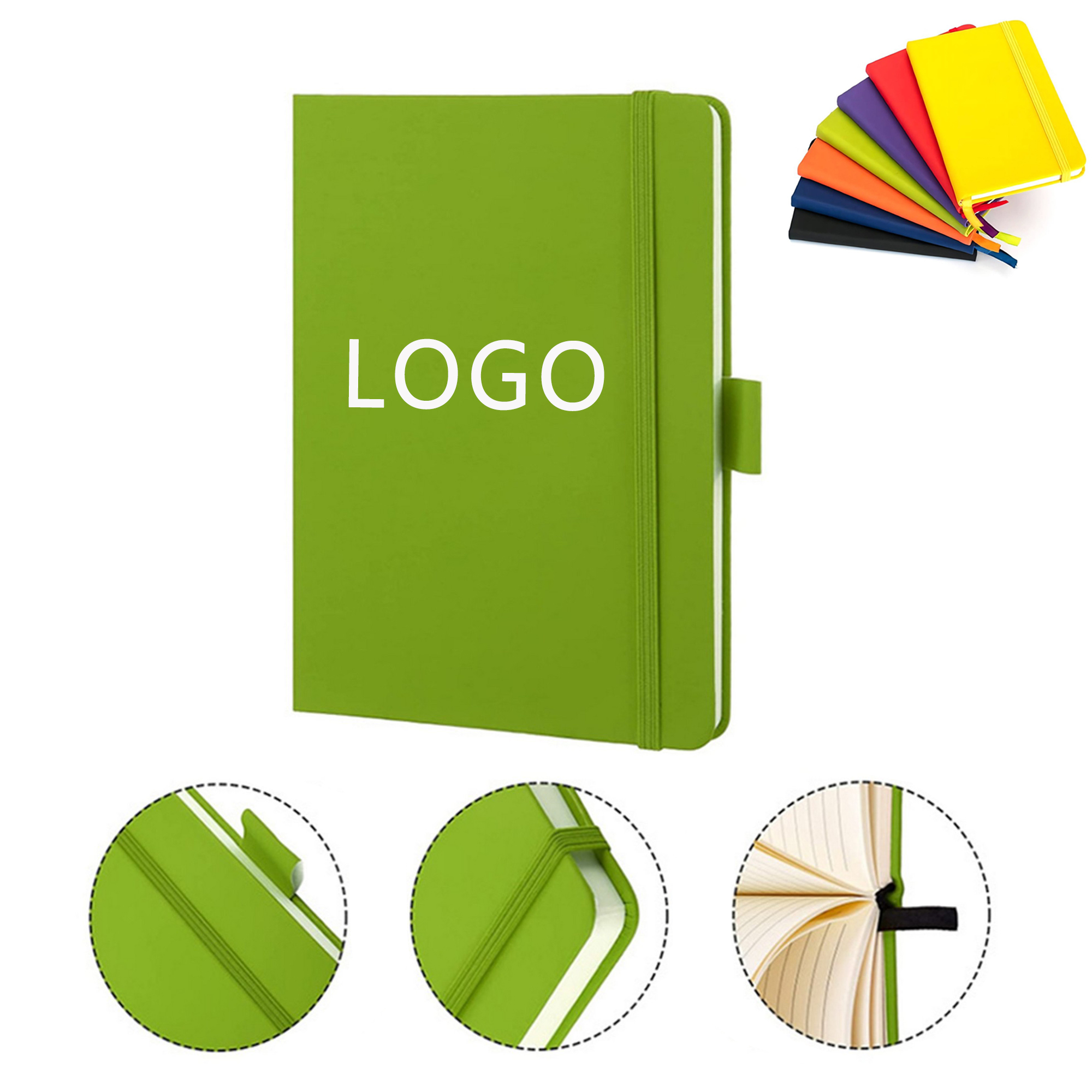 Durable PU Daily Planner Journal Business Notebook 10