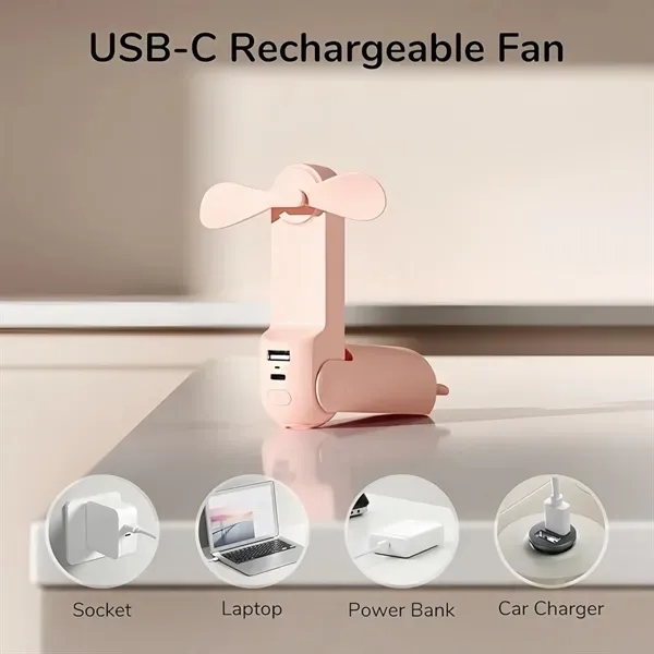 Mini Fan and Charger Combo 9