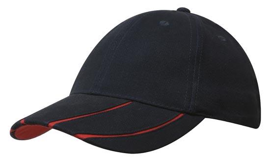 Brushed Heavy Cotton with Laminated Two-Tone Peak 8