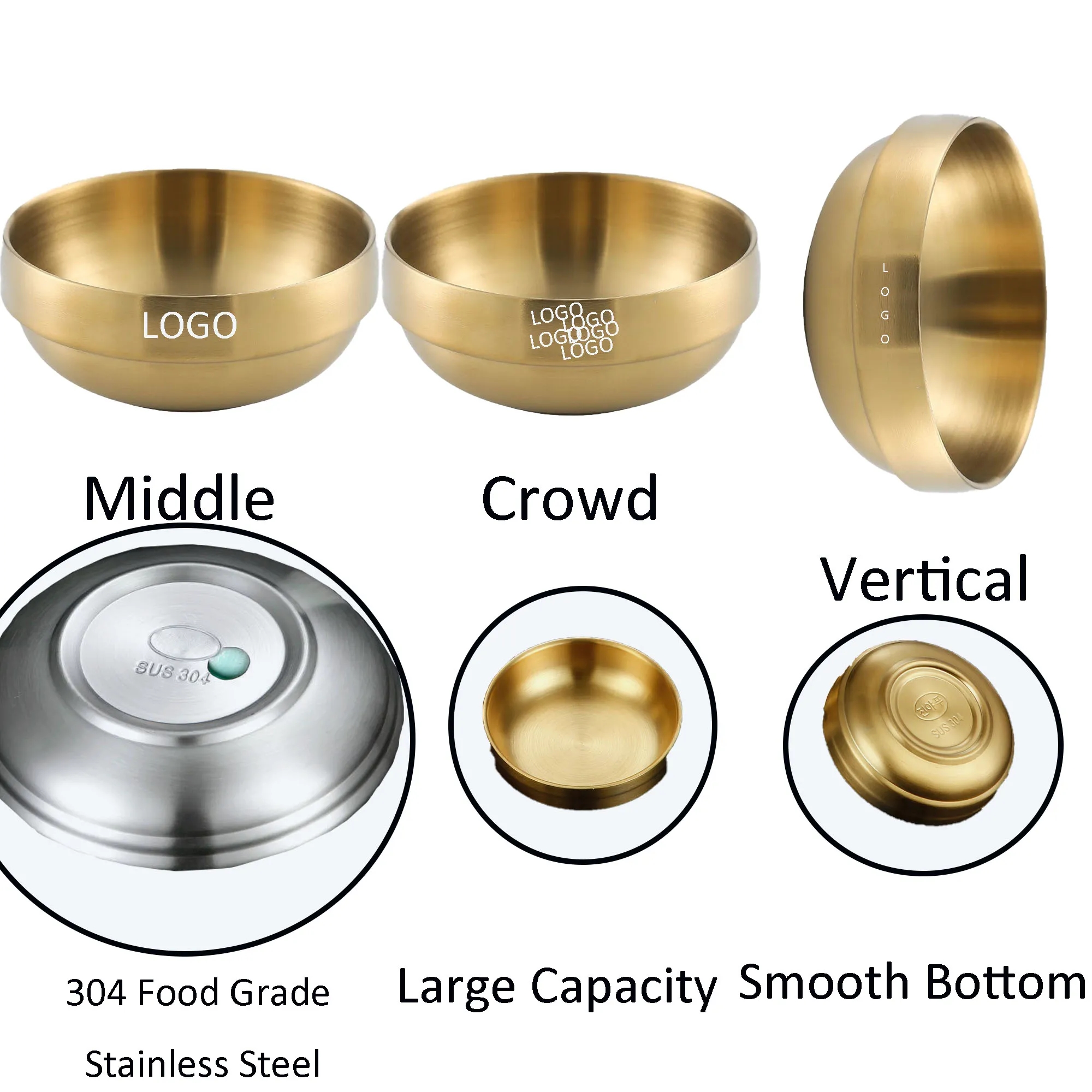 Stainless Steel Bowl Sauce Dish Seasoning Plate 3