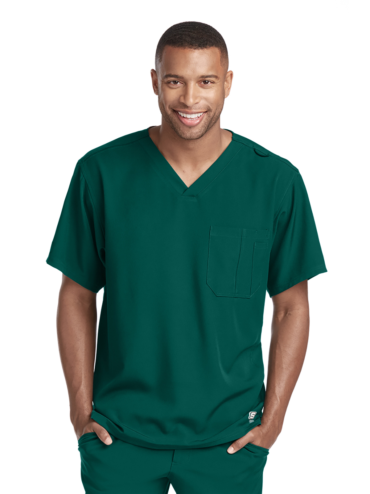 Skechers - Men's One-Pocket V-Neck Structure Scrub Top 40
