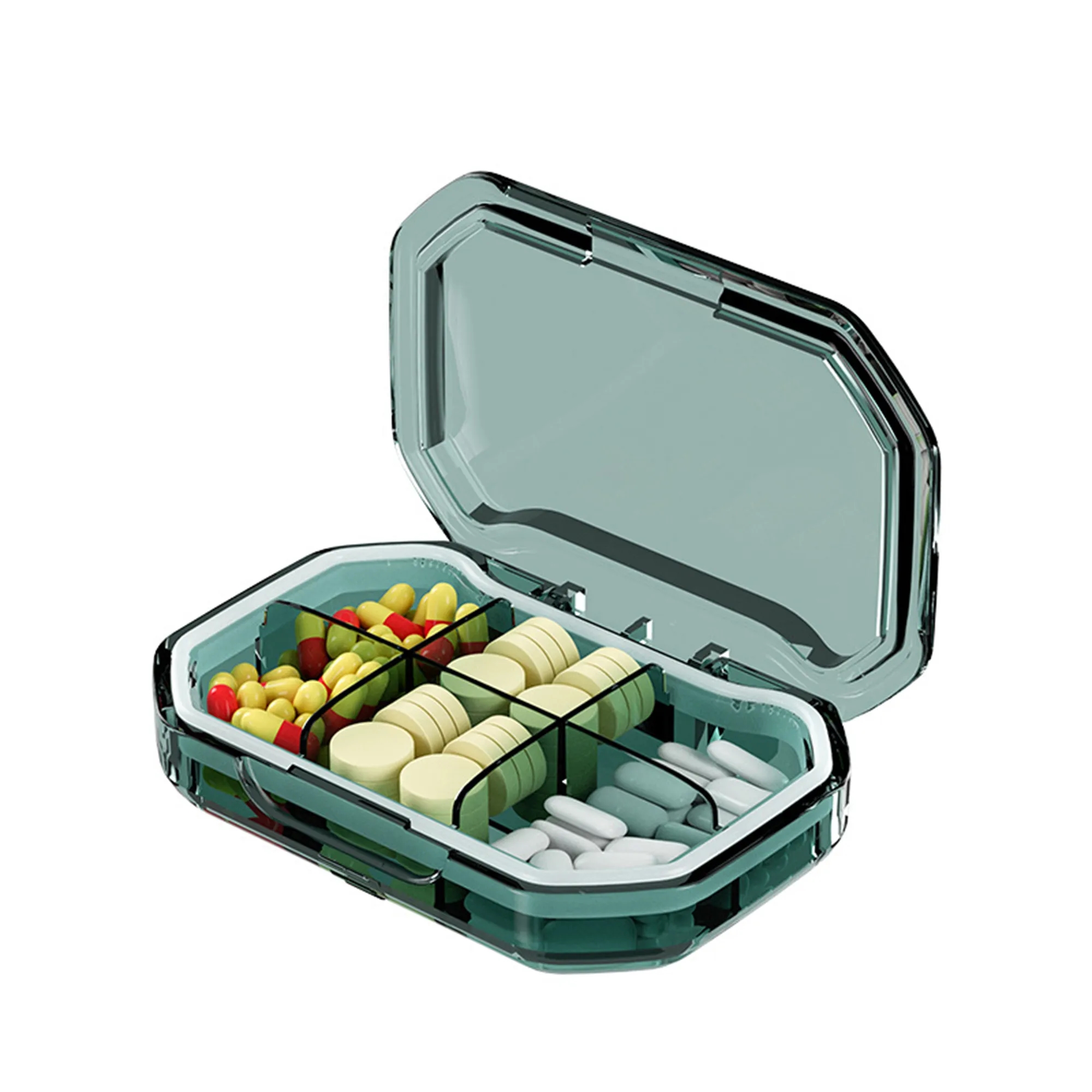 Portable Sealed Creative Pill Box with Silicone Seal 6