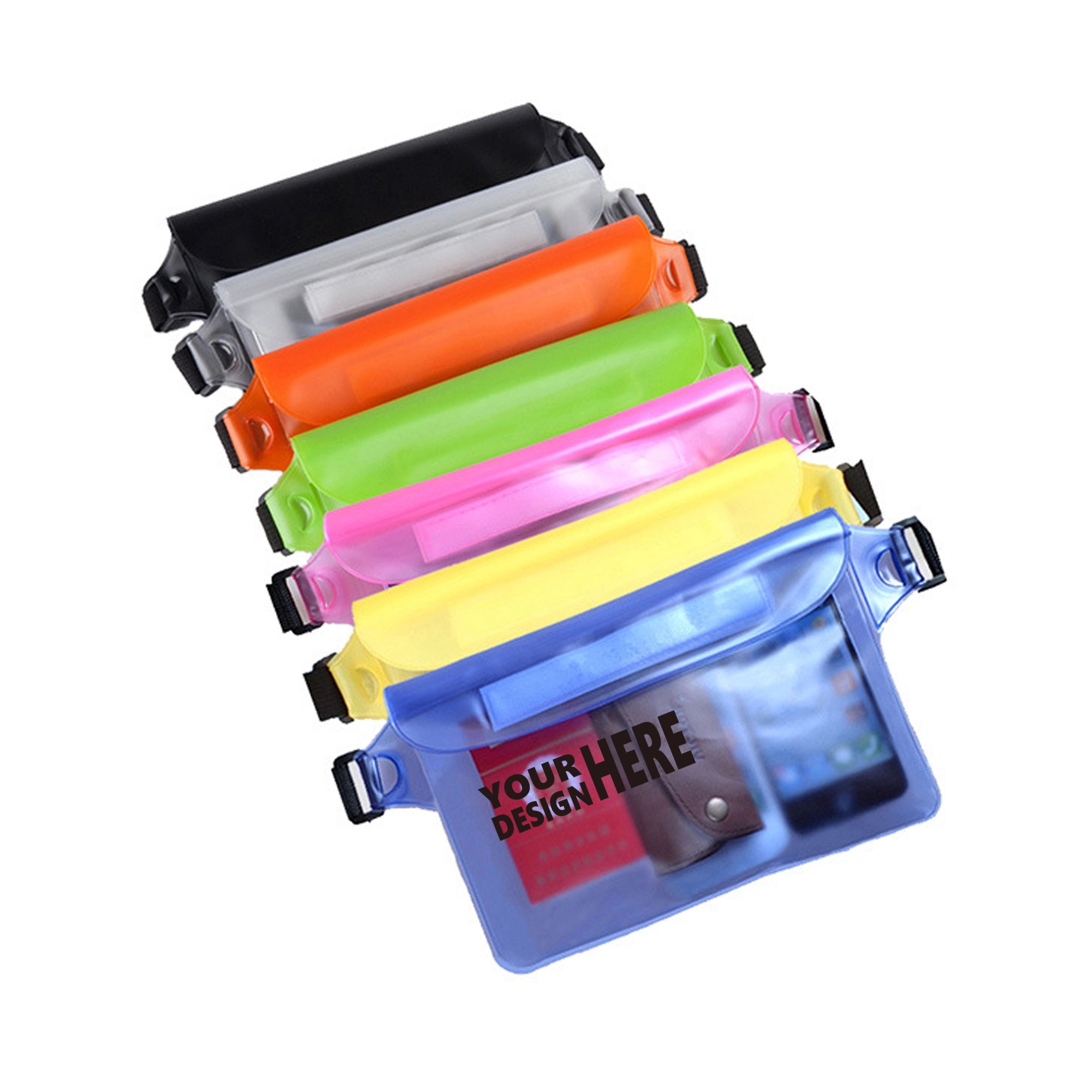Waterproof Transparent Fanny Pack MOQ 100pcs 3