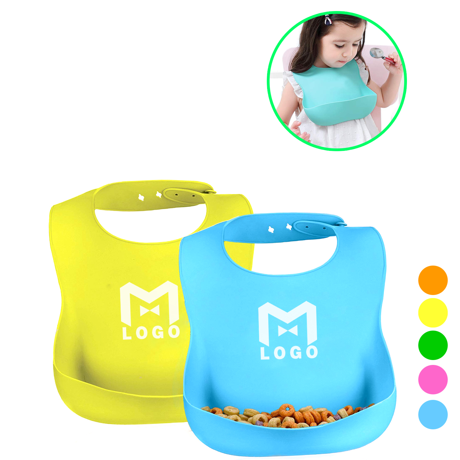 Silicone Baby Bib 1