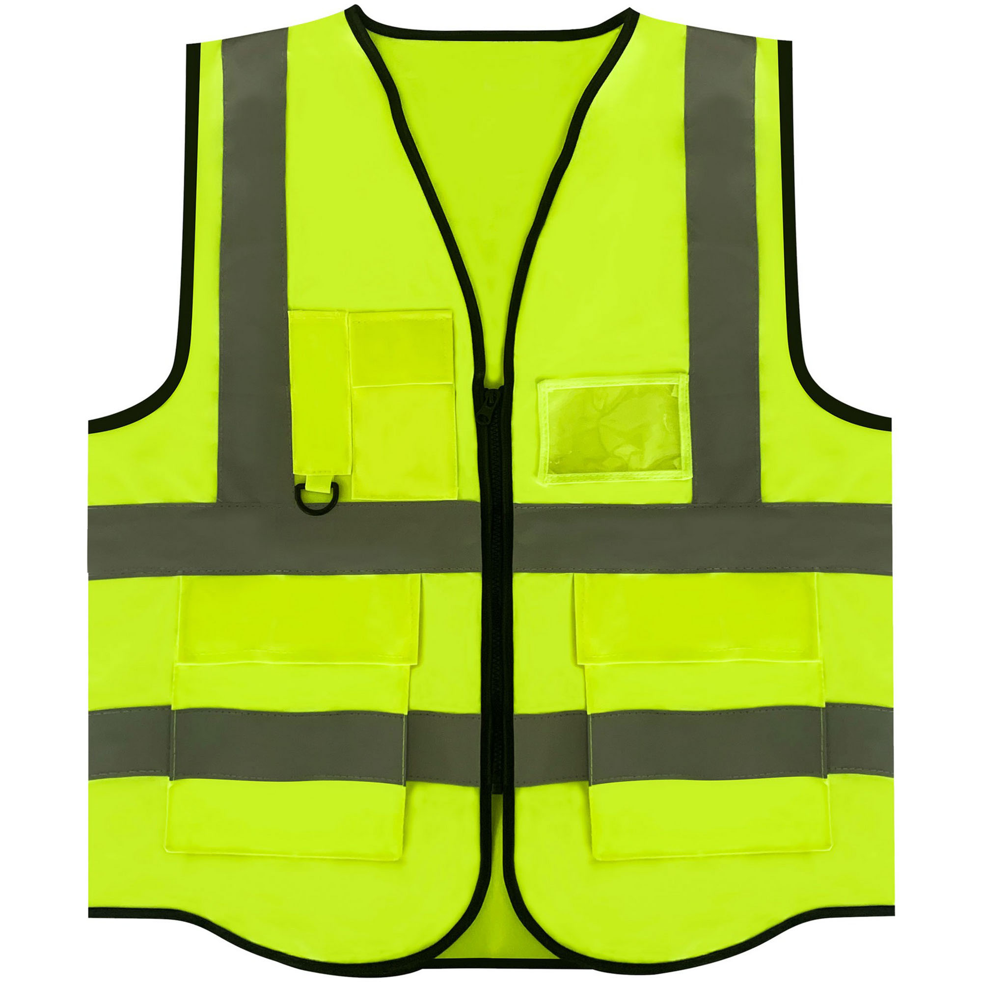 Multiple Pockets High Visibility Safety Reflective Vest 13