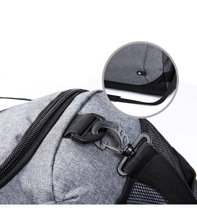 Canvas Big Crossbody Bag Large Capacity Travel Tote 4